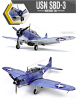 Academy 12345 USN SBD-3 Battle of Midway 1/48